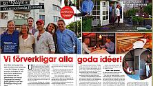 Glädjereportage i Hemmets Veckotidning
